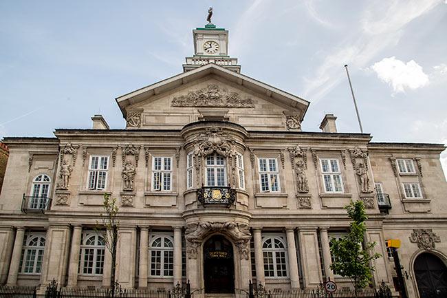 Front of Deptford Town Hall
