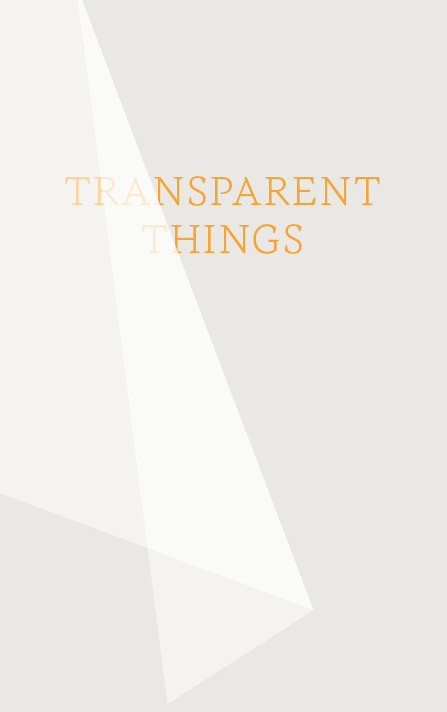 Cover of Transparent Things 