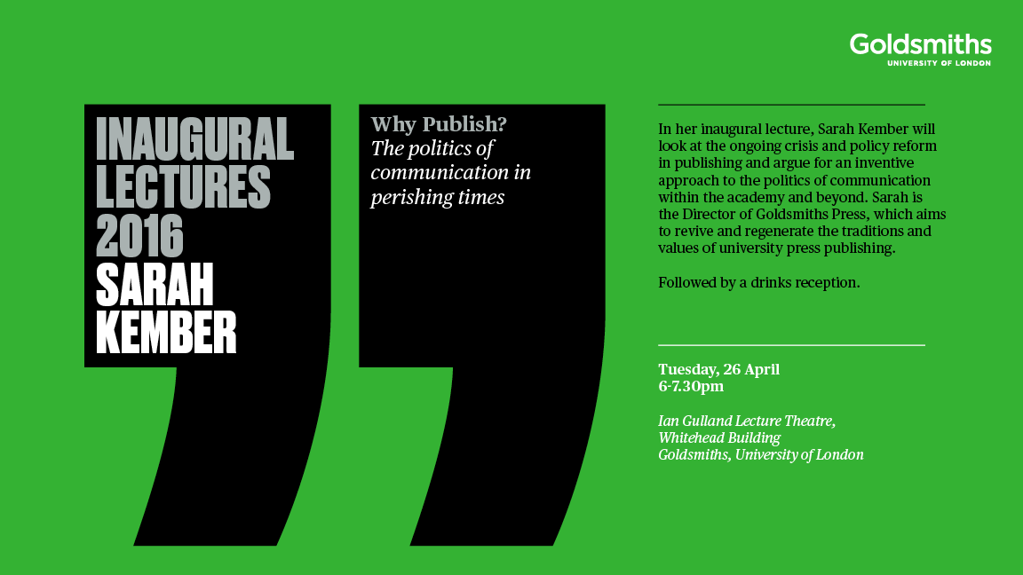 Why Publish? The politics of communication in perishing times