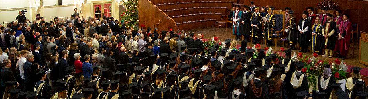 Graduation ceremony in the Great Hall