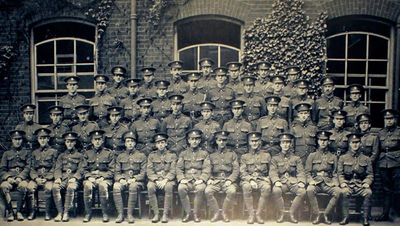 Goldsmiths 1915 Platoon
