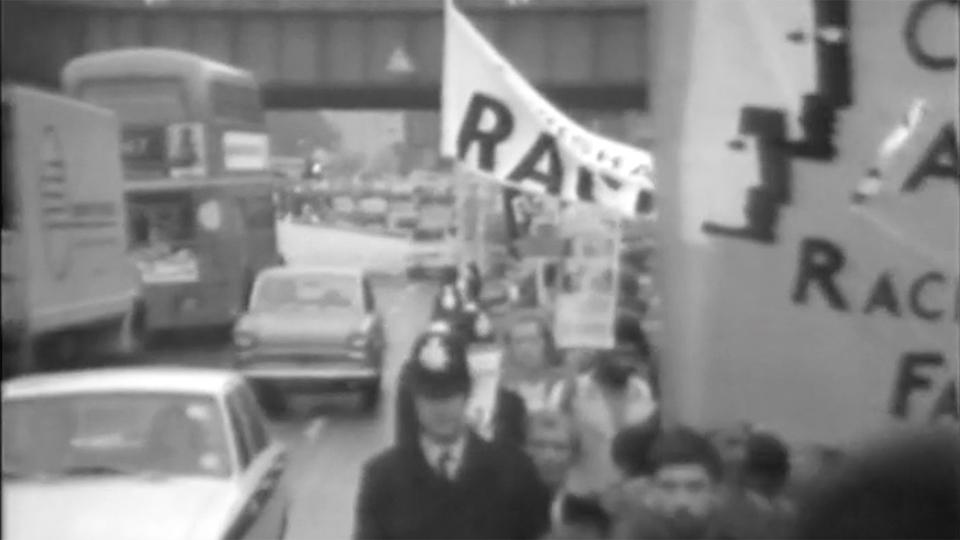 A still from the film 'Aug 13: What happened?' in the LCVA collection