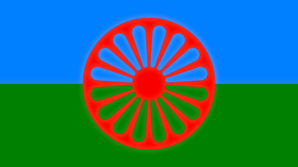 Gypsy, Roma, Traveller flag