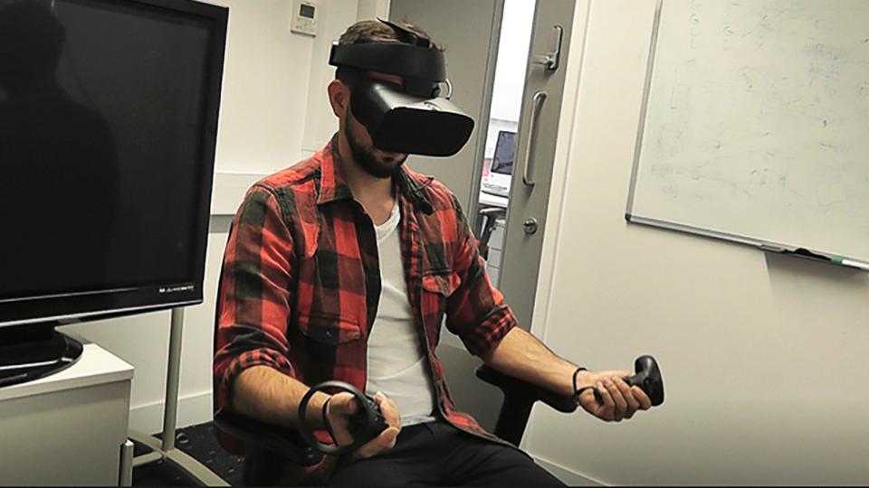 Volunteers used Oculus Rift S and Oculus Touch