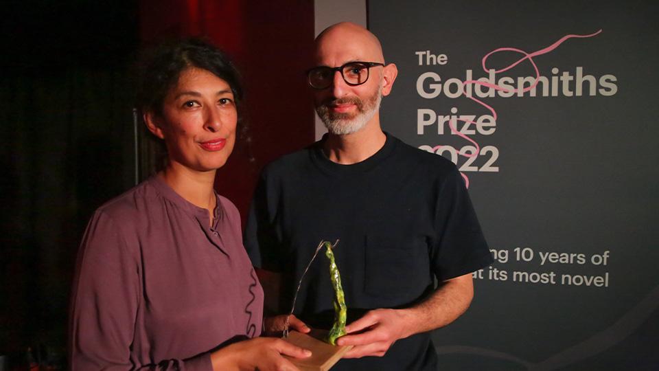 Natasha Soobramanien and Luke Williams, pictured separately, winners of the 2022 Goldsmiths Prize