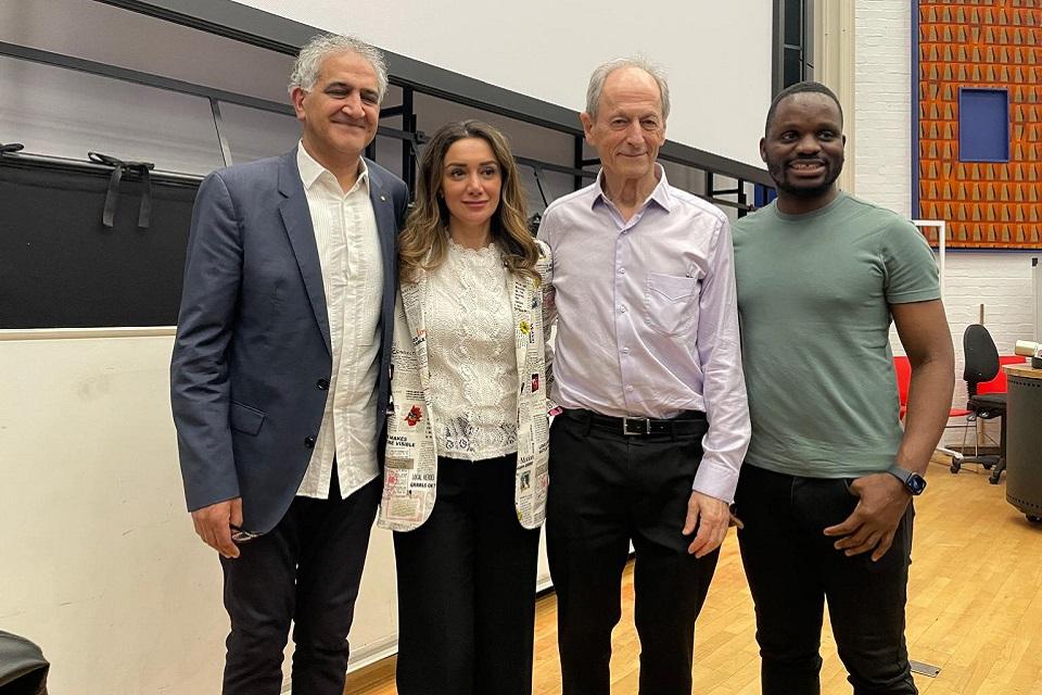 CCER leaders and Professor Sir Michael Marmot at campus event