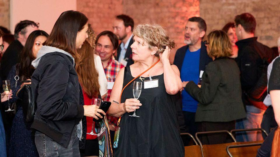 Group of people network/in conversation