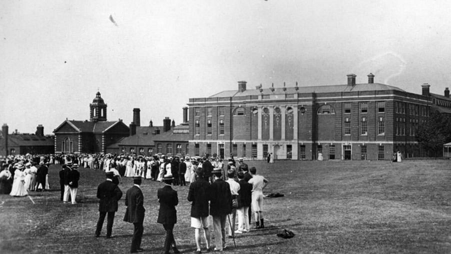 College Green and the Grade II listed Richard Hoggart Building, c.1908.