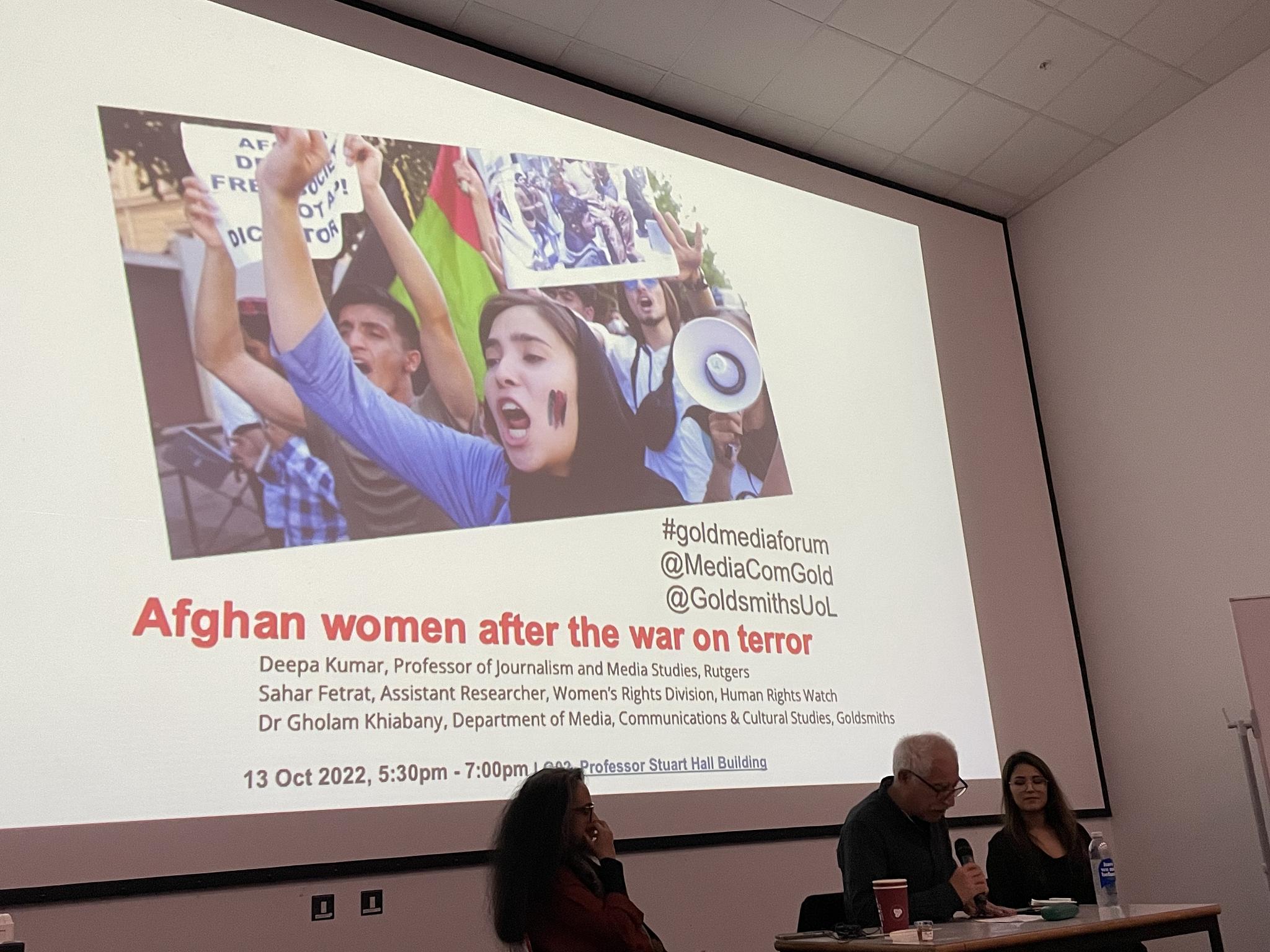 Afghanistan women and the aftermath of the war on terror: Panel discussion