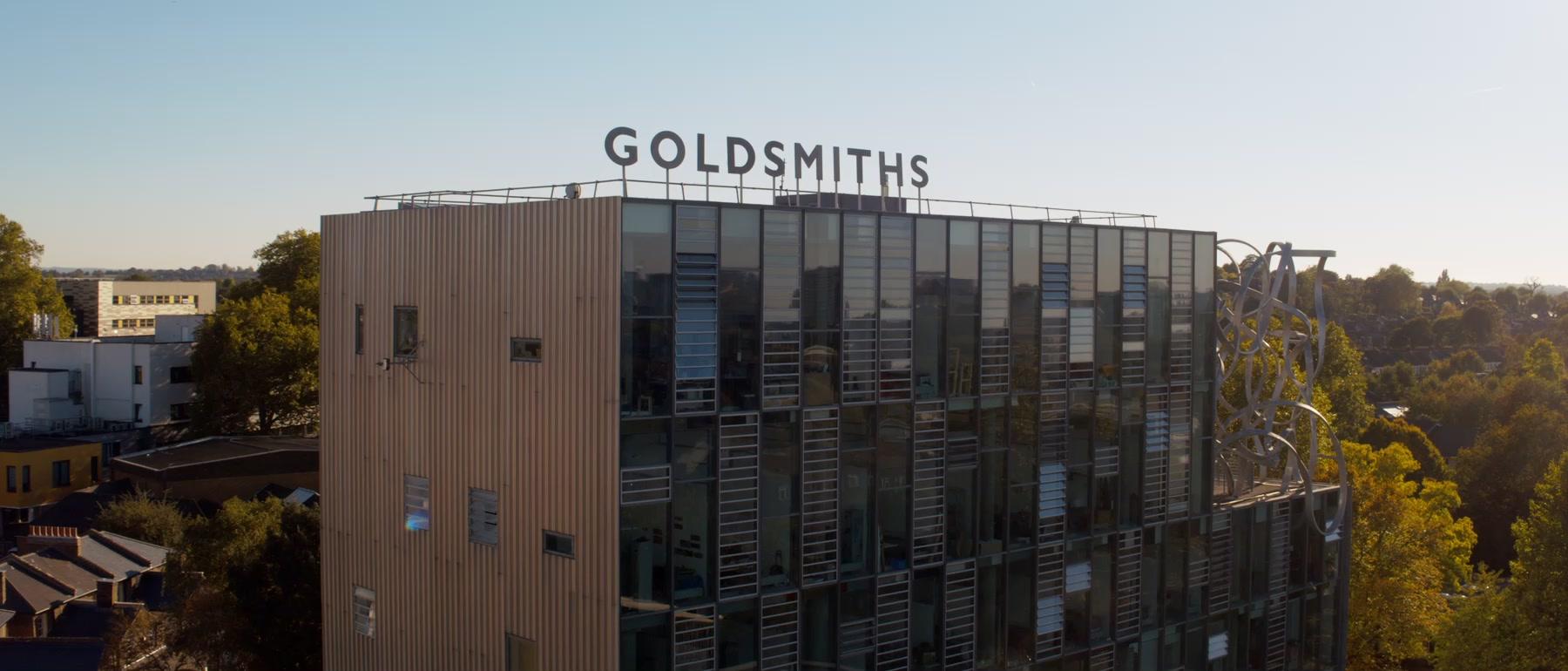 Clearing 2026 banner image showing Goldsmiths university from above