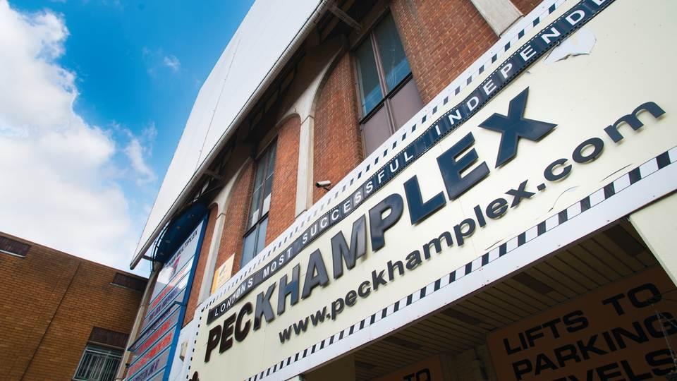 Signage outside the Peckham Plex cinema