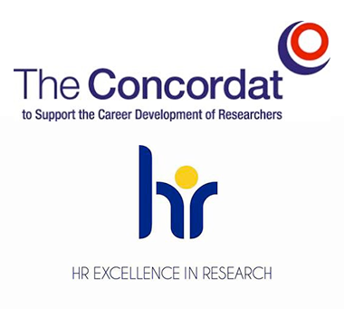 Logos for Concordat to Support the Career Development of Researchers and HREiRA