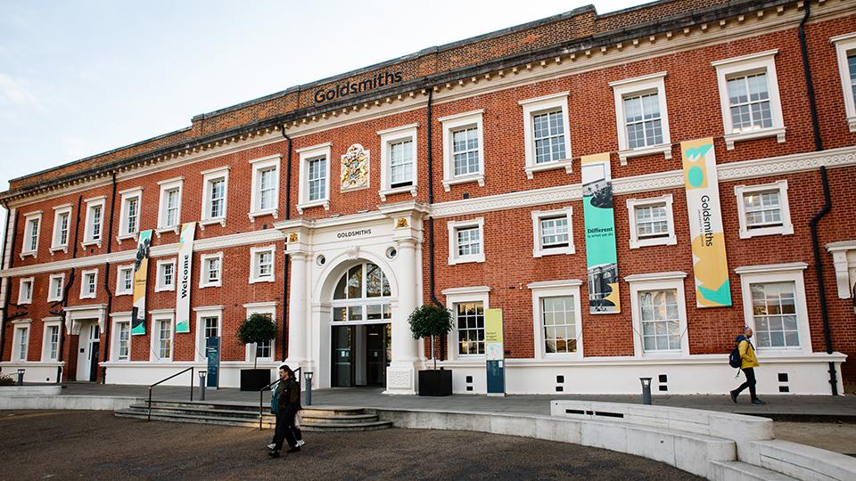 The front of the Richard Hoggart Building at Goldsmiths